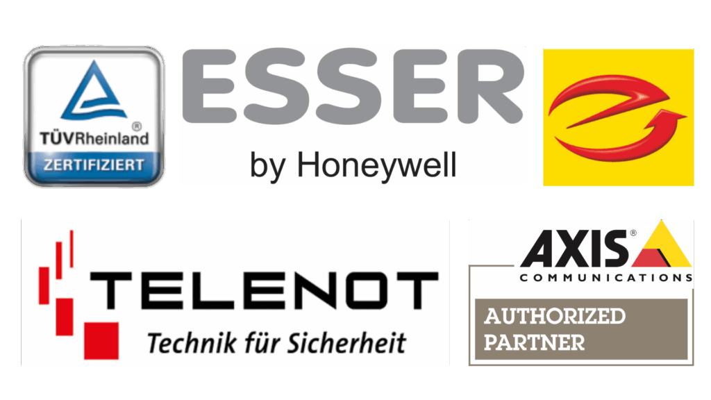 Logos von verschiedenen Zertifikaten und Partnerschaften