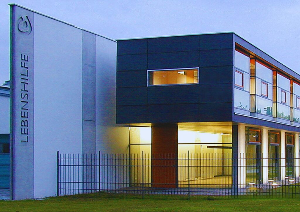 Das Gebäude gehört der Lebenshilfe.