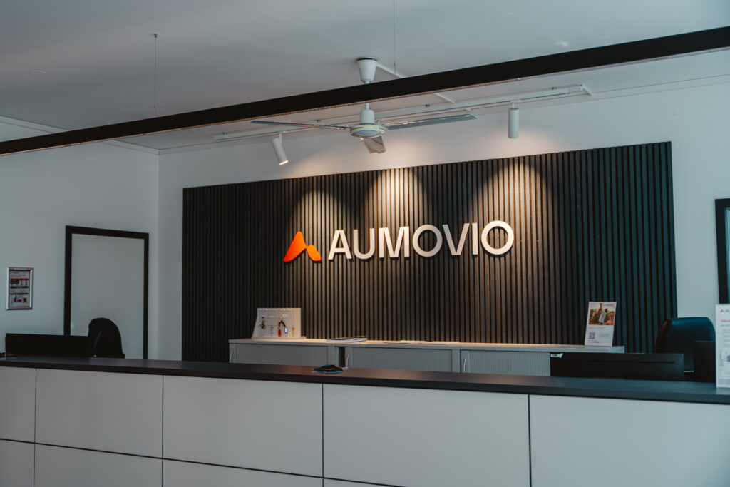 Aumovio Empfangsbereich